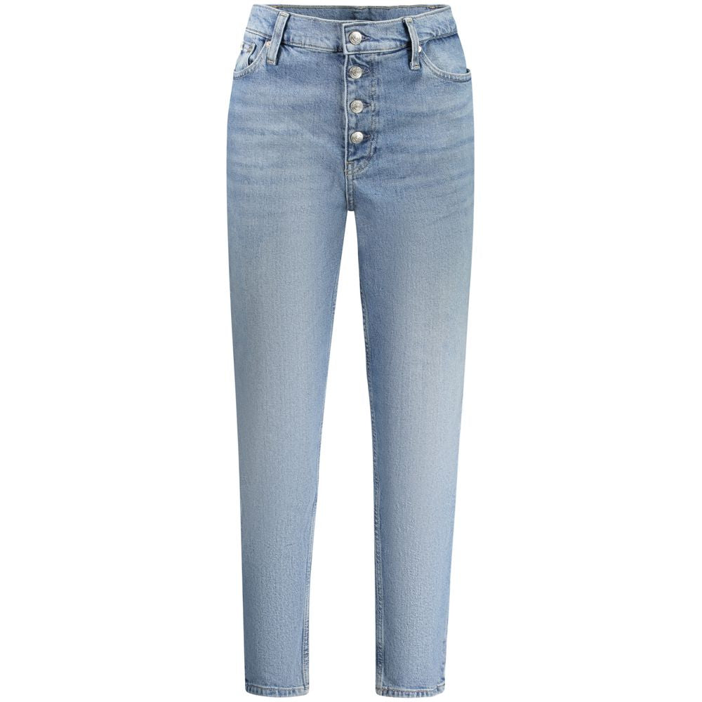 Blue Cotton Women Jean