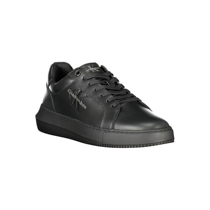 Black Polyester Sneaker