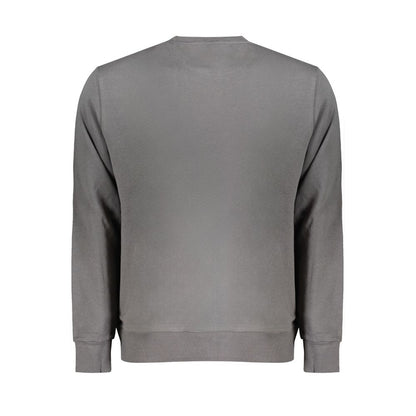 Gray Cotton Men Sweater