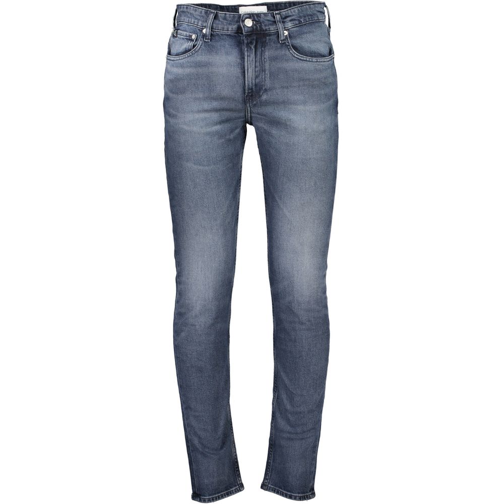 Blue Cotton Men Jeans