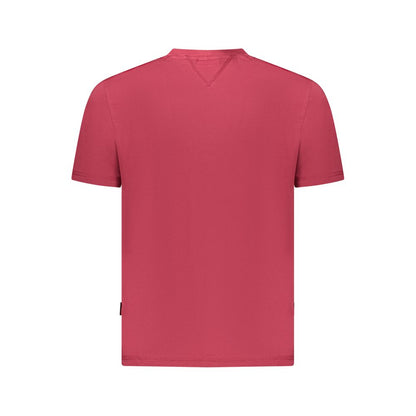 Red Cotton Men T-Shirt
