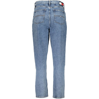 Blue Cotton Women Jeans