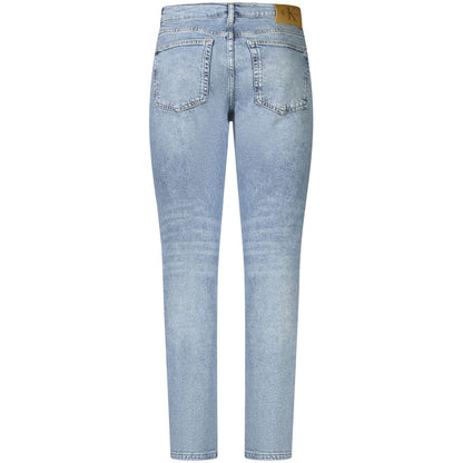 Blue Cotton Men Jeans