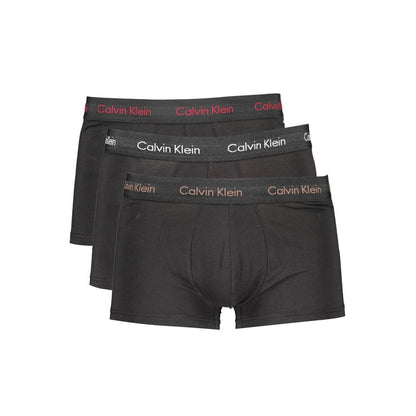 Black Cotton Men Boxer