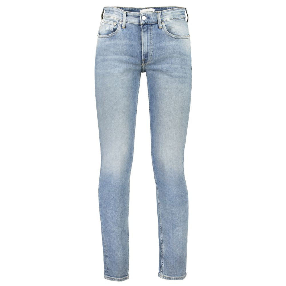 Blue Cotton Men Jeans