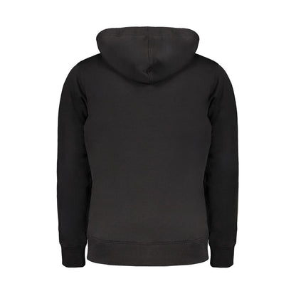 Black Cotton Men Sweater