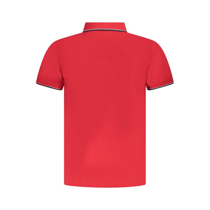 Red Cotton Polo Shirt