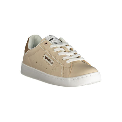 Beige Polyester Women Sneaker