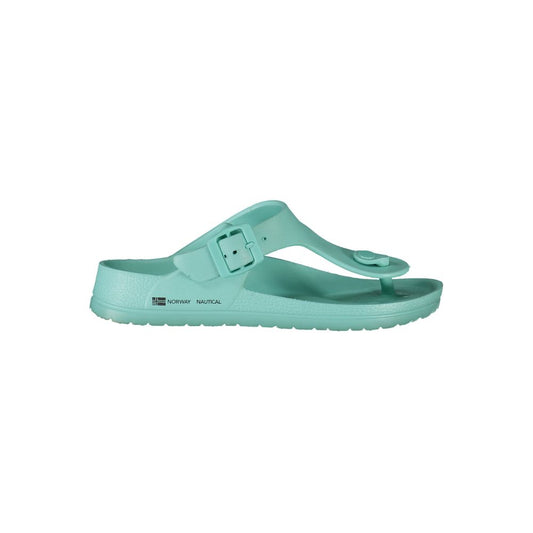 Blue Plastic Women Sandal