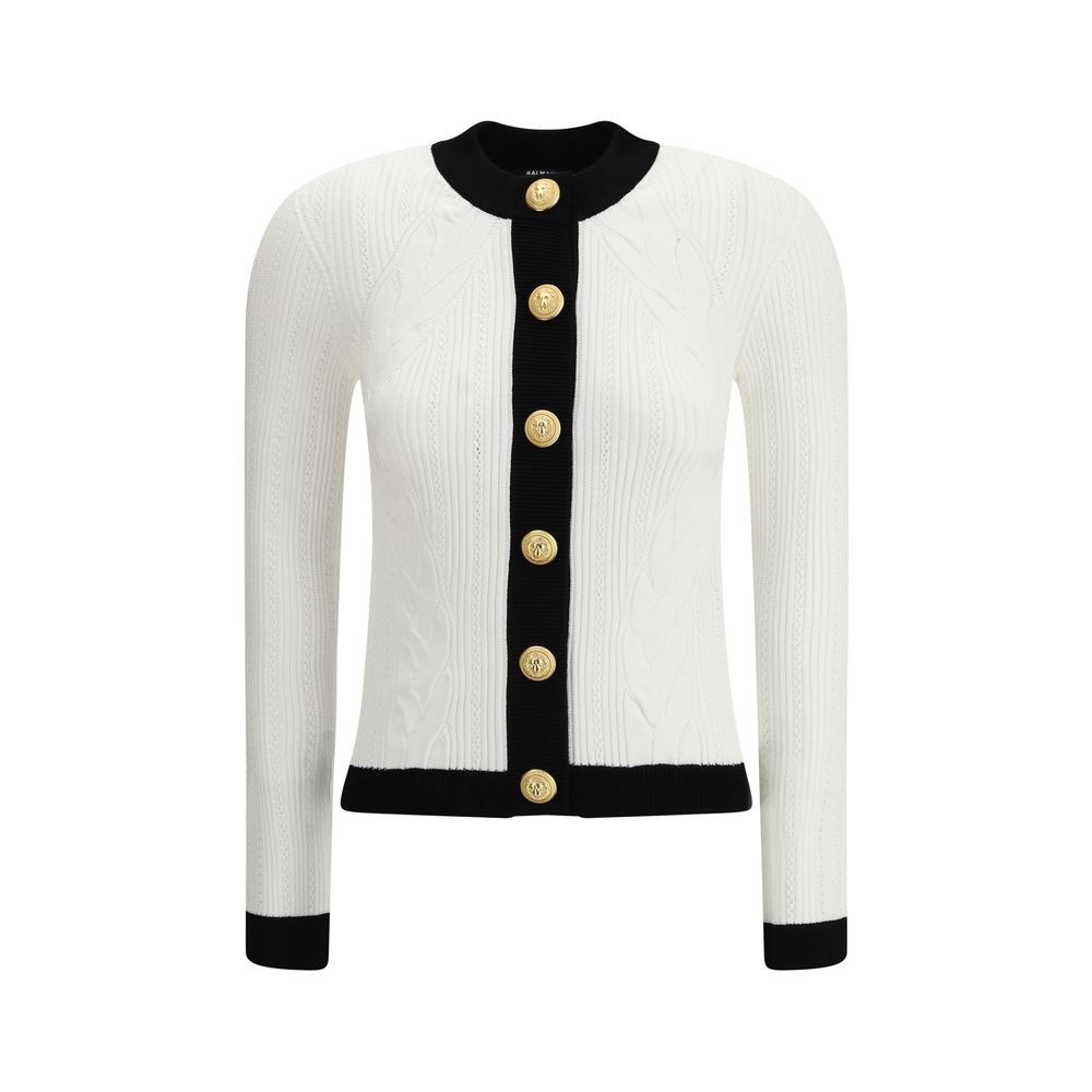 Contrast trim Cardigan