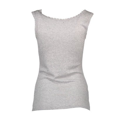 Gray Viscose Women Top