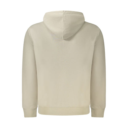 Beige Cotton Men Sweater