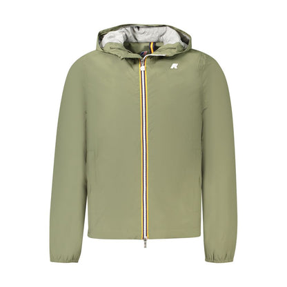 Green Nylon Men Jacket