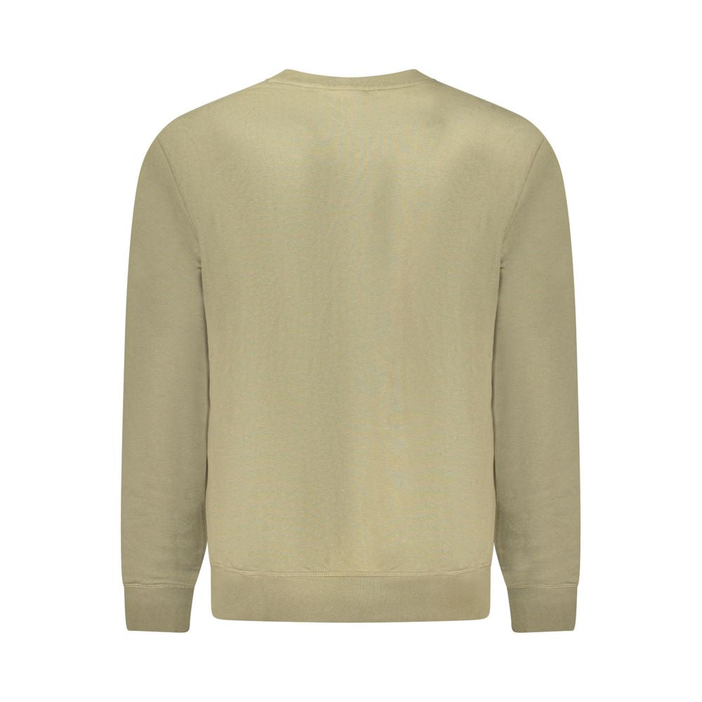 Green Cotton Men Sweater