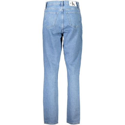 Blue Cotton Jeans Denim