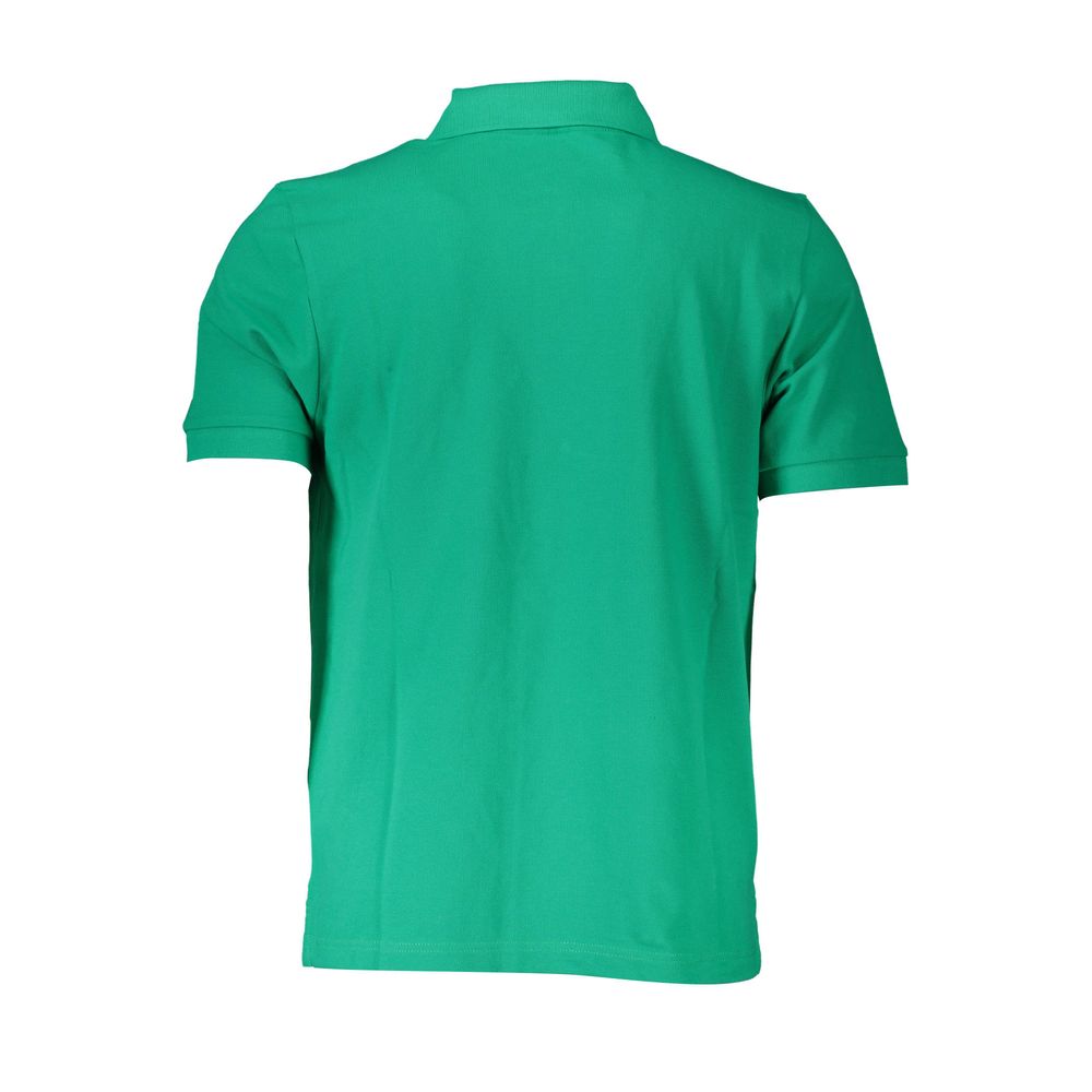 Green Cotton Polo Shirt