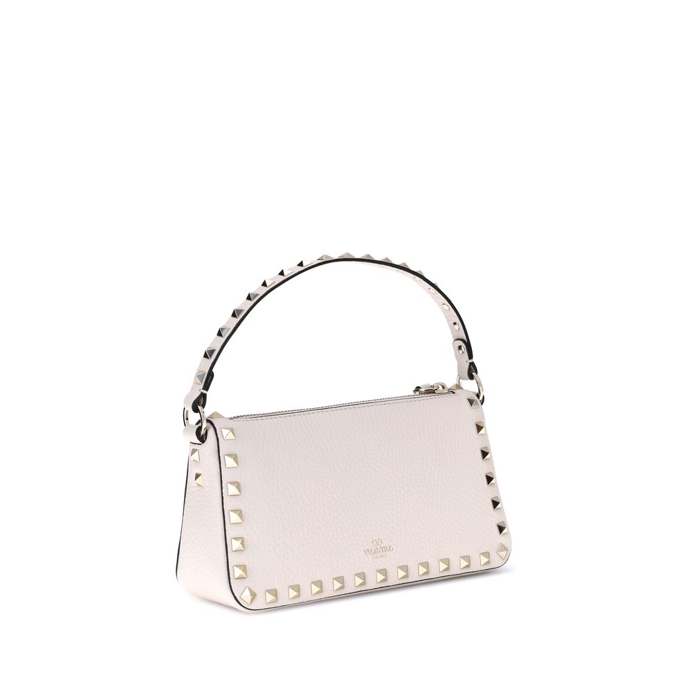 Rockstud Zip-Up Shoulder Bag