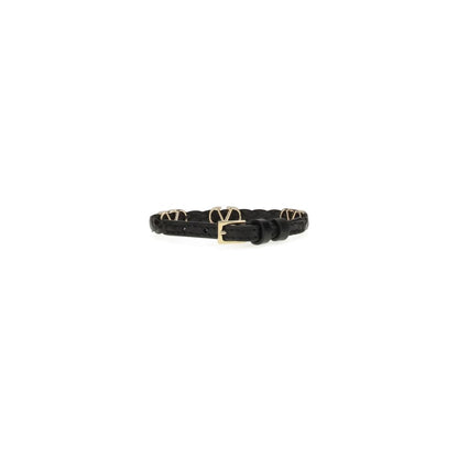 Leather VLogo Bracelet