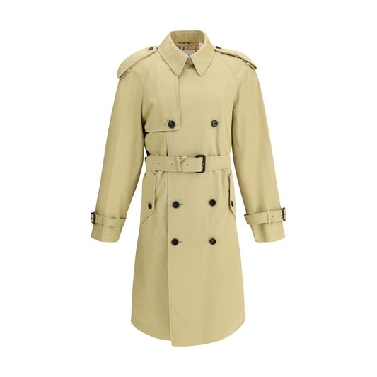 Medium cotton gabardine Trench Coat