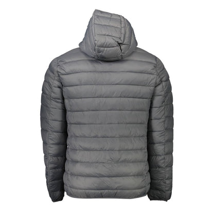 Gray Polyamide Jackets & Coat