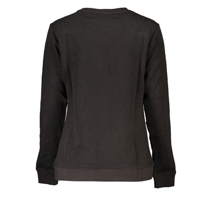 Black Cotton Women Sweater