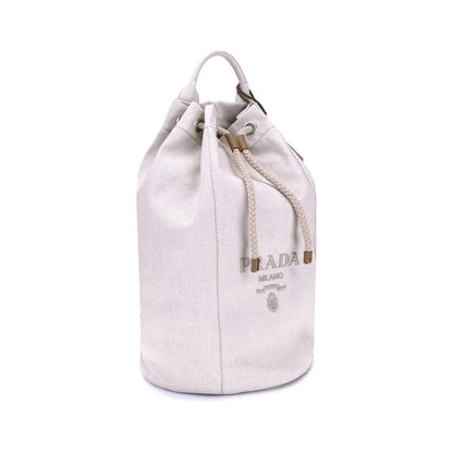 Linen Bucket Bag