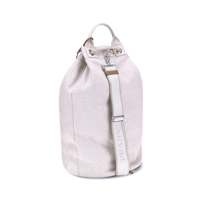 Linen Bucket Bag