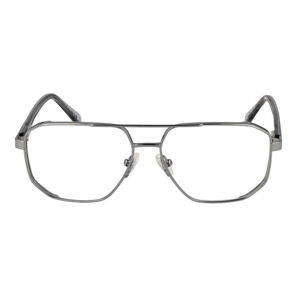 Silver Men Glasses Frame