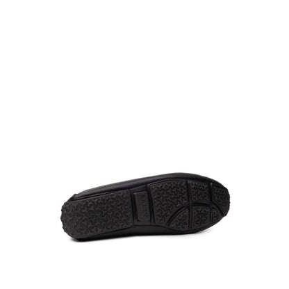 Black Leather Moccassin