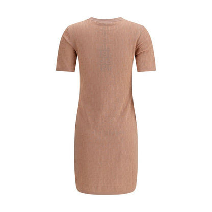 FF pattern midi Dress