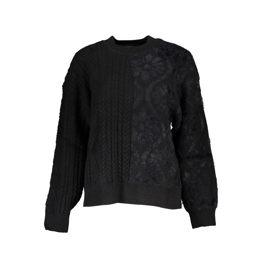 Black Cotton Sweater