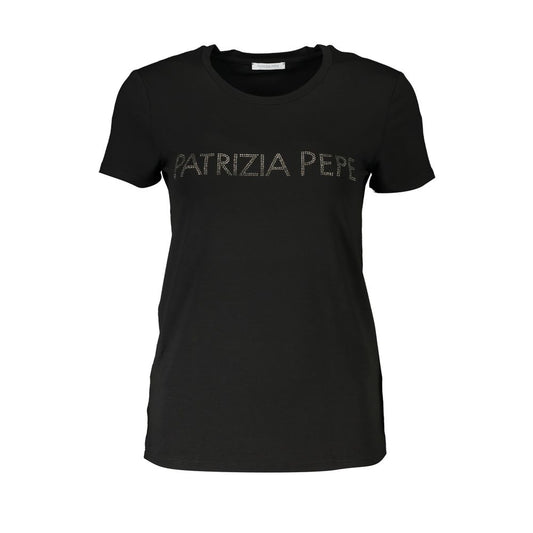 Black Organic Cotton Women T-Shirt
