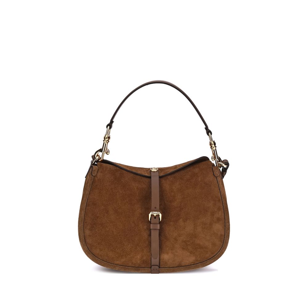 Suede Pony Shoulder Bag
