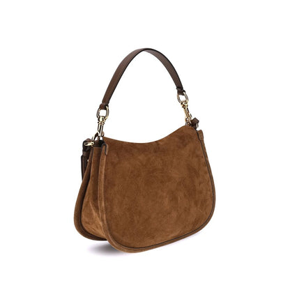 Suede Pony Shoulder Bag