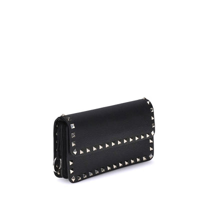 Rockstud Pochette with chain