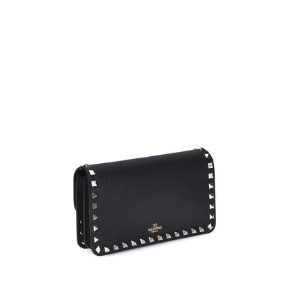 Rockstud Pochette with chain