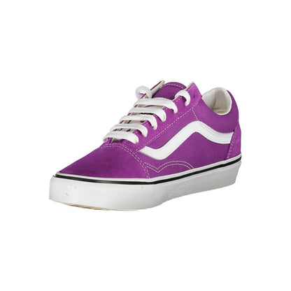 Purple Polyester Sneaker