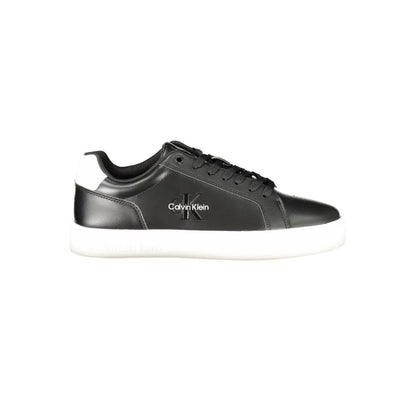 Black Leather Men Sneaker