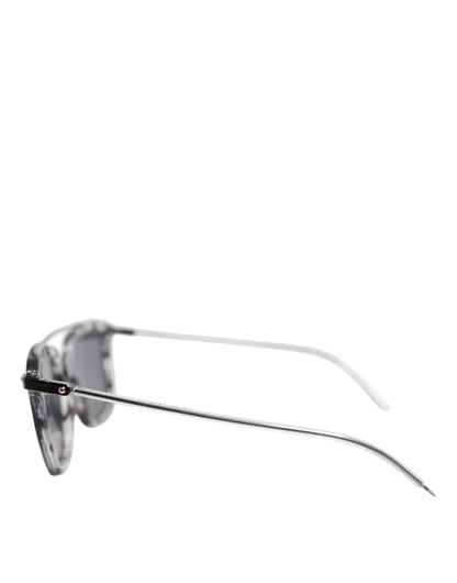 Gray Havana Acetate Square DG4327 Eyewear Sunglasses