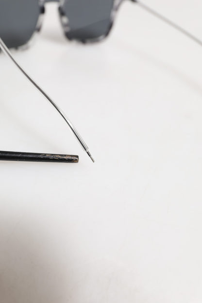 Gray Havana Acetate Square DG4327 Eyewear Sunglasses