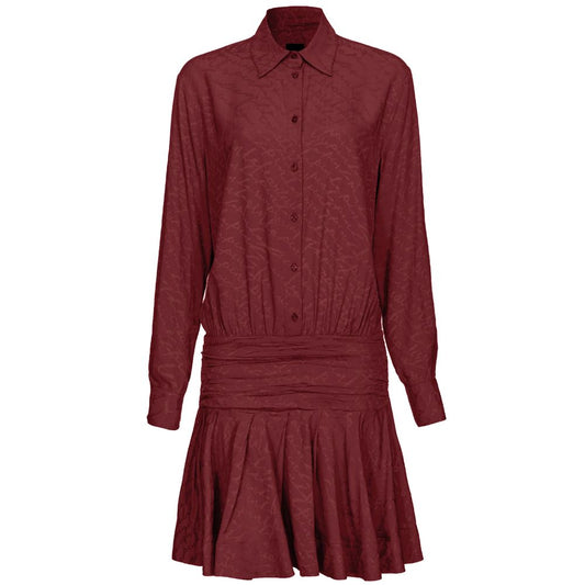 Red Silk Women Dress