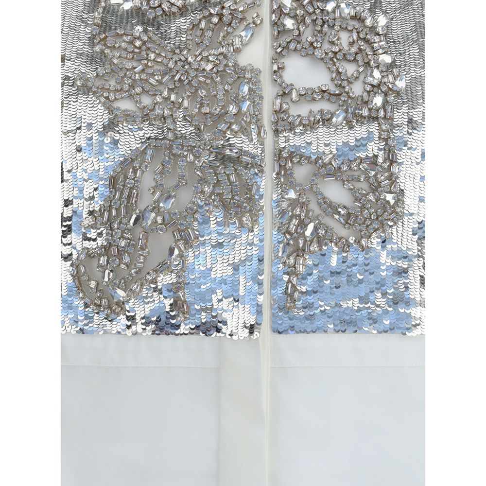 Crystal embroidered Shirt