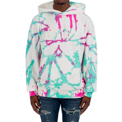 Logo Tie-Dye Hoodie Sweatshirt