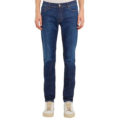 River Dark Blue Cotton Denim Jeans