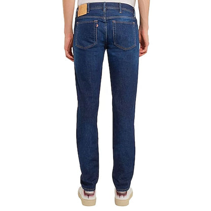 River Dark Blue Cotton Denim Jeans