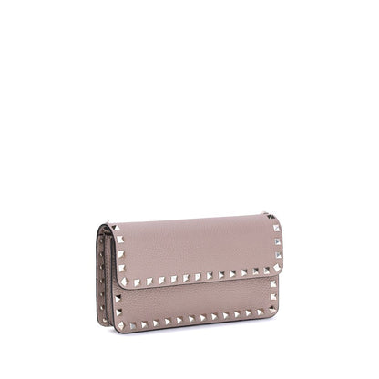 Rockstud Pochette with chain