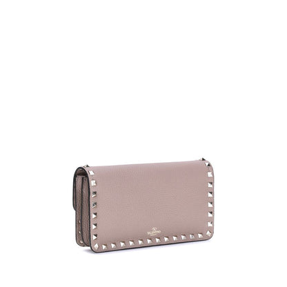 Rockstud Pochette with chain