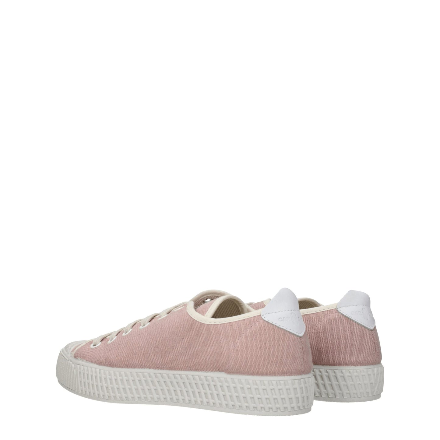 Pink Fabric Low Tops