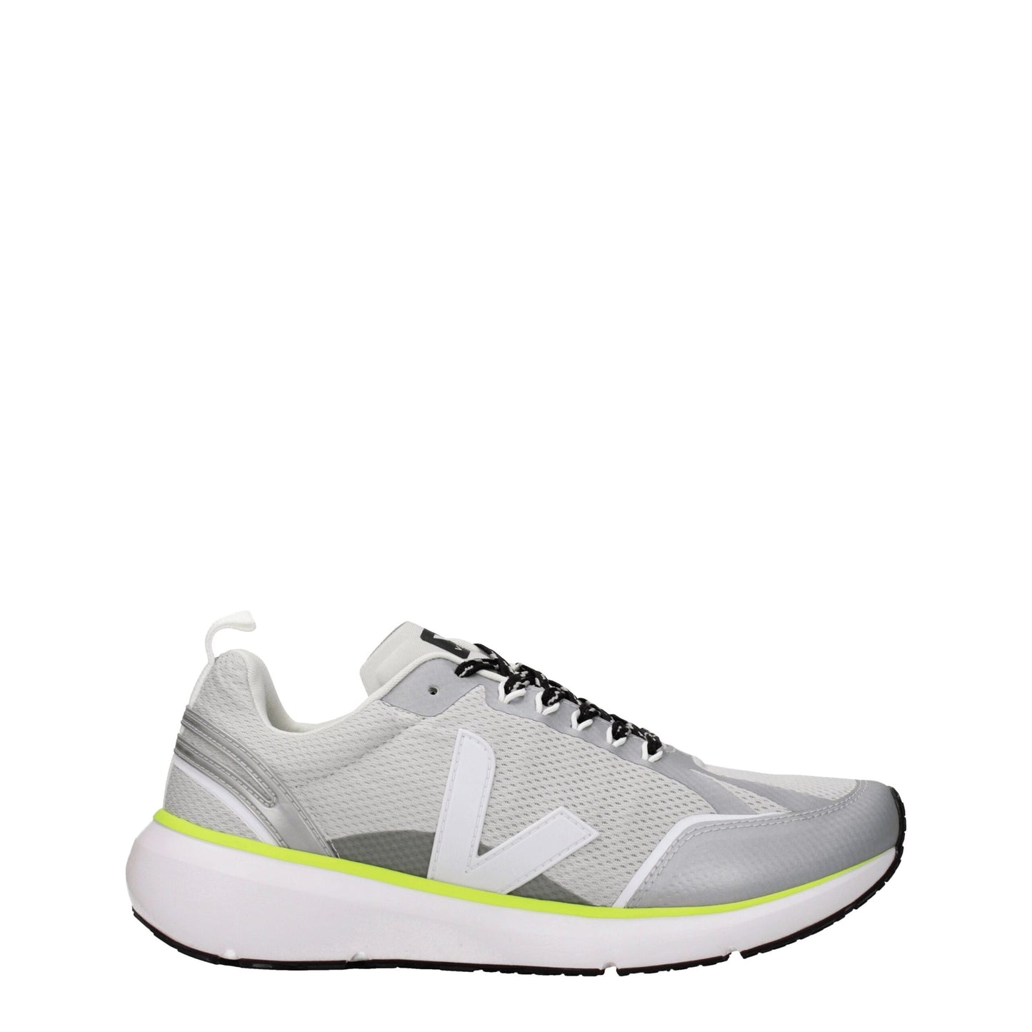 Gray Fabric Athletic Sneakers