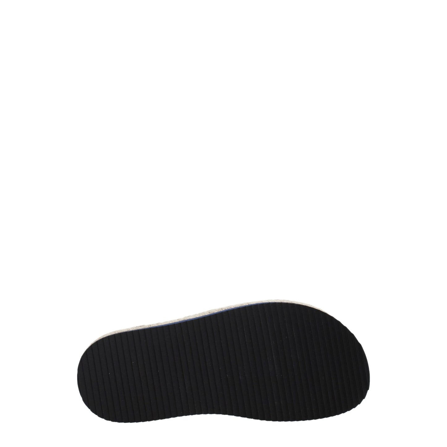 Blue Fabric Slippers Sandals